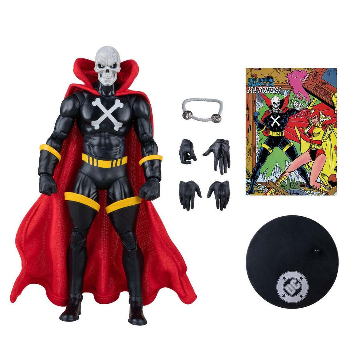 DC Multiverse Gold Label Mr. Bones & Obsidian w/Lithograph (Infinity Inc #16) SET OF 2