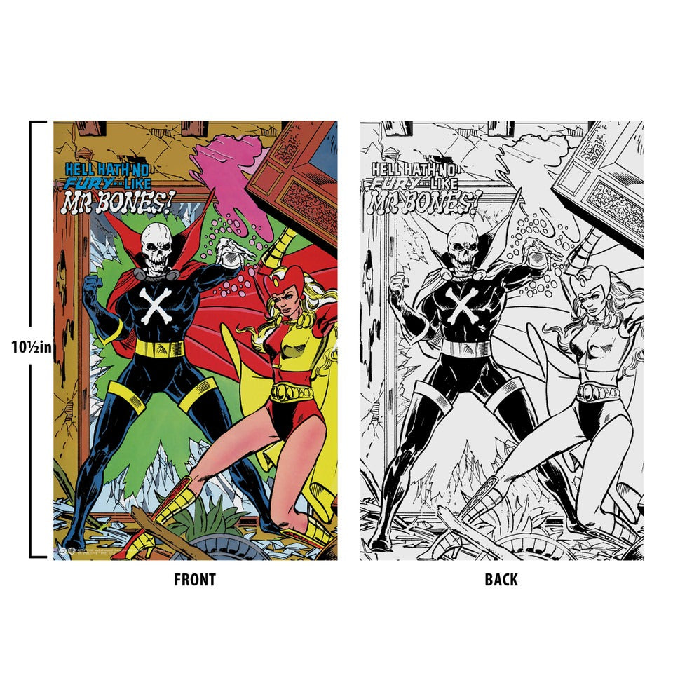 DC Multiverse Gold Label Mr. Bones w/Lithograph (Infinity Inc #16)
