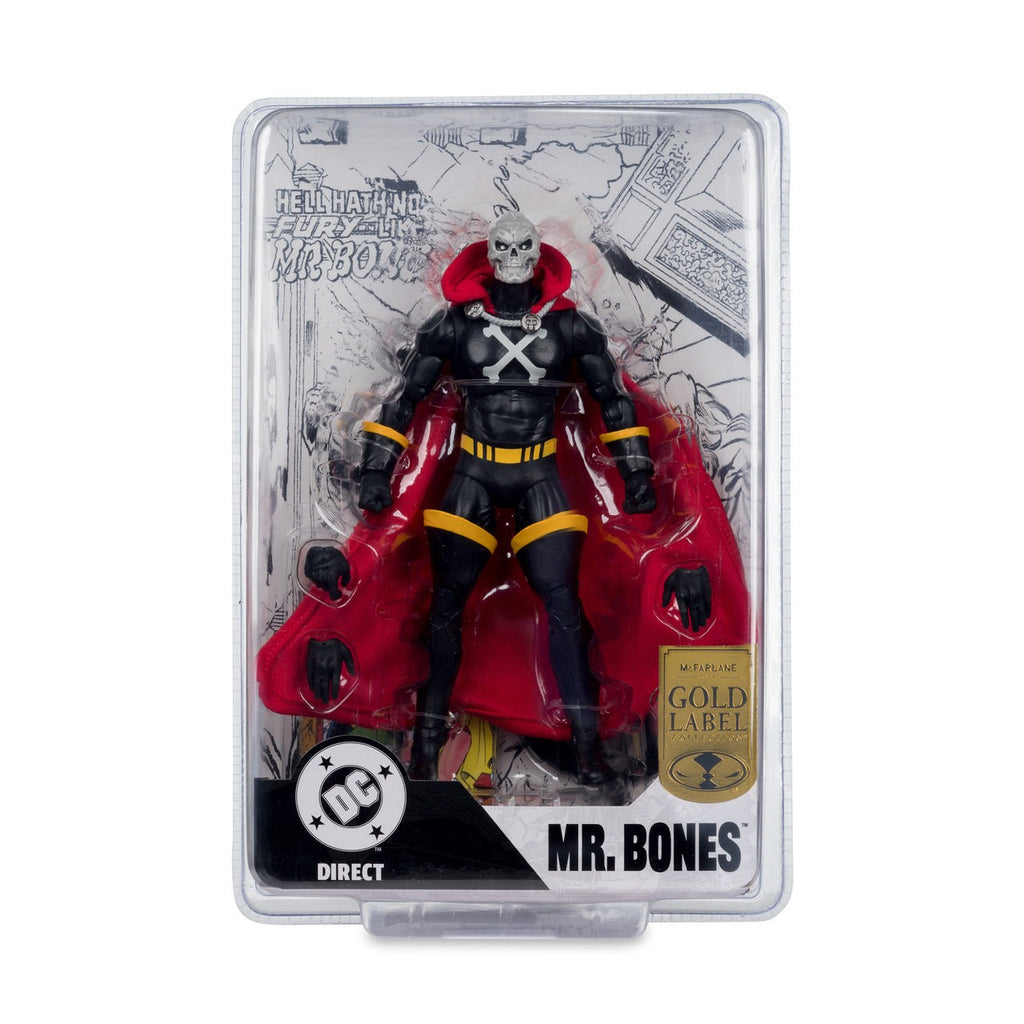 DC Multiverse Gold Label Mr. Bones w/Lithograph (Infinity Inc #16)