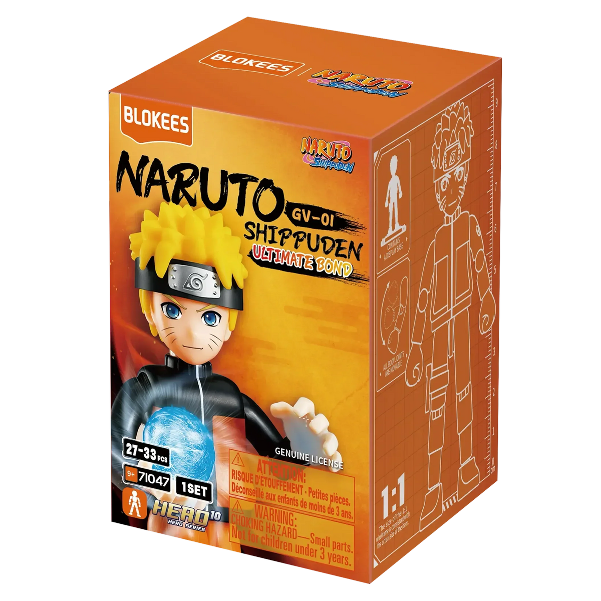 Blokees Naruto Galaxy Version 01: Ultimate Bond (Single Random Blind Box)
