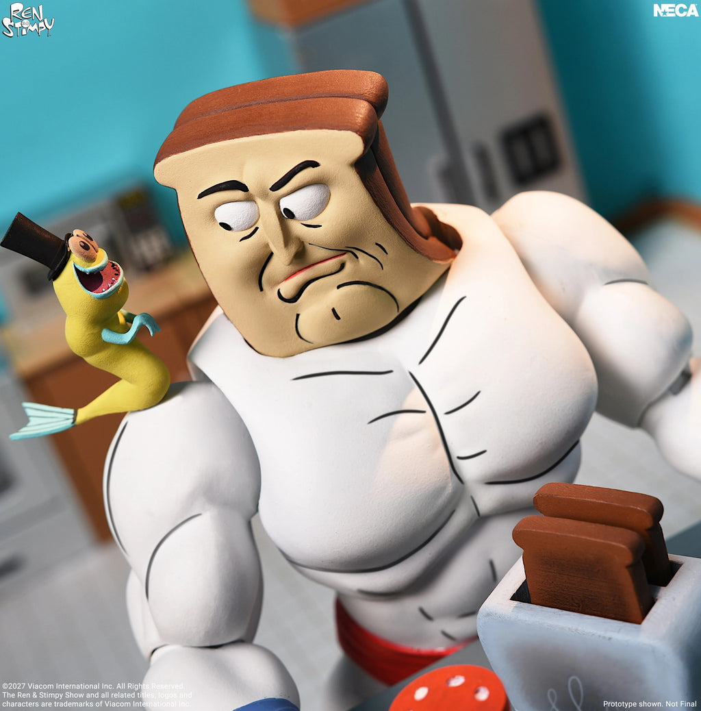 NECA The Ren & Stimpy Show Ultimate Powdered Toast Man