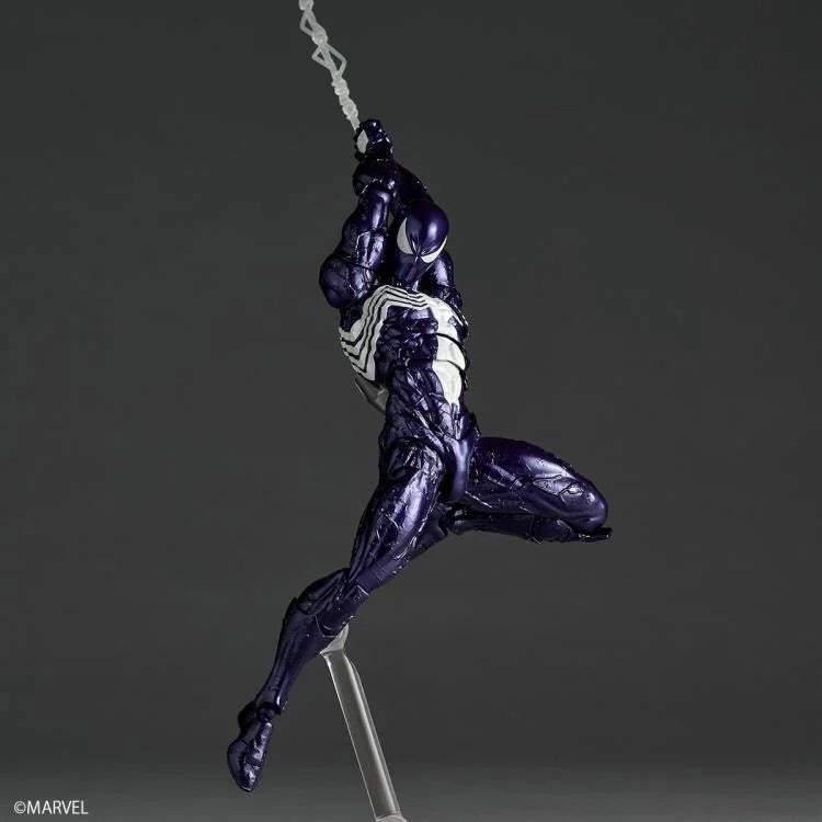 Marvel Comics Amazing Yamaguchi Revoltech NR106 Symbiote Suit Spider-Man (Purple Version)