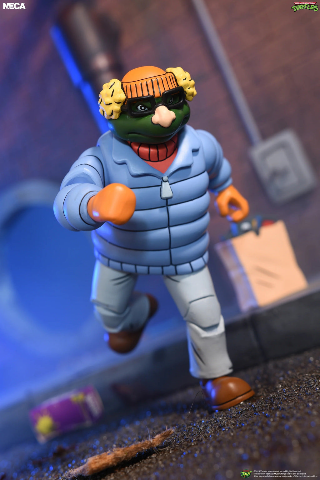 NECA Teenage Mutant Ninja Turtles Ultimate Incognito Michelangelo (1987 Cartoon)
