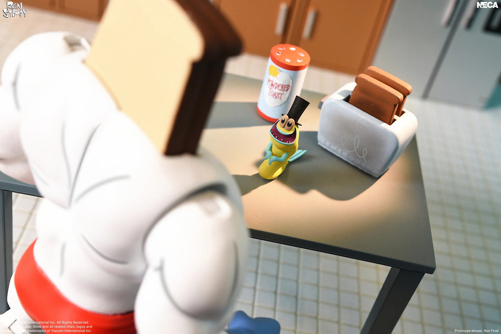 NECA The Ren & Stimpy Show Ultimate Powdered Toast Man