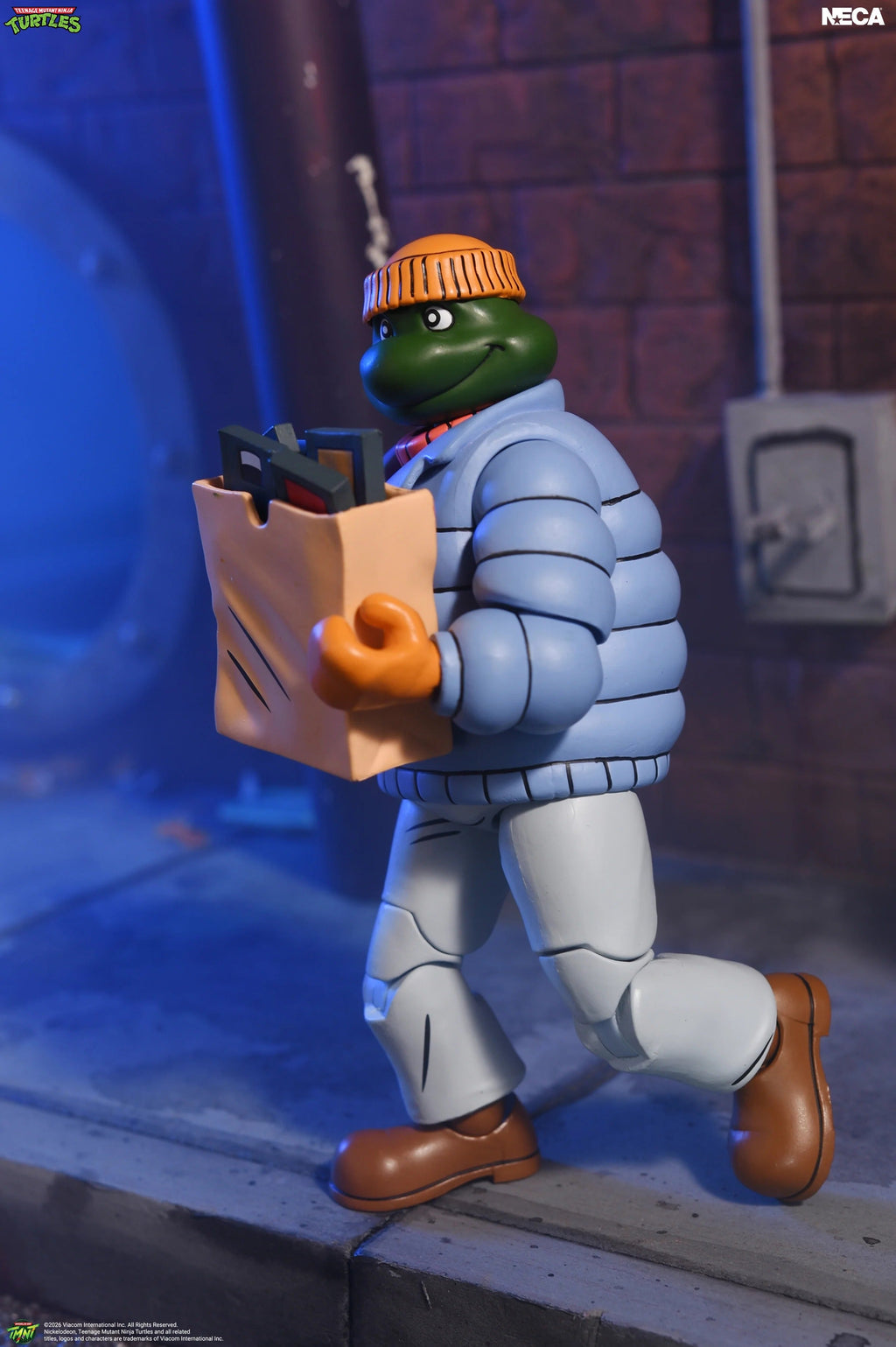 NECA Teenage Mutant Ninja Turtles Ultimate Incognito Michelangelo (1987 Cartoon)