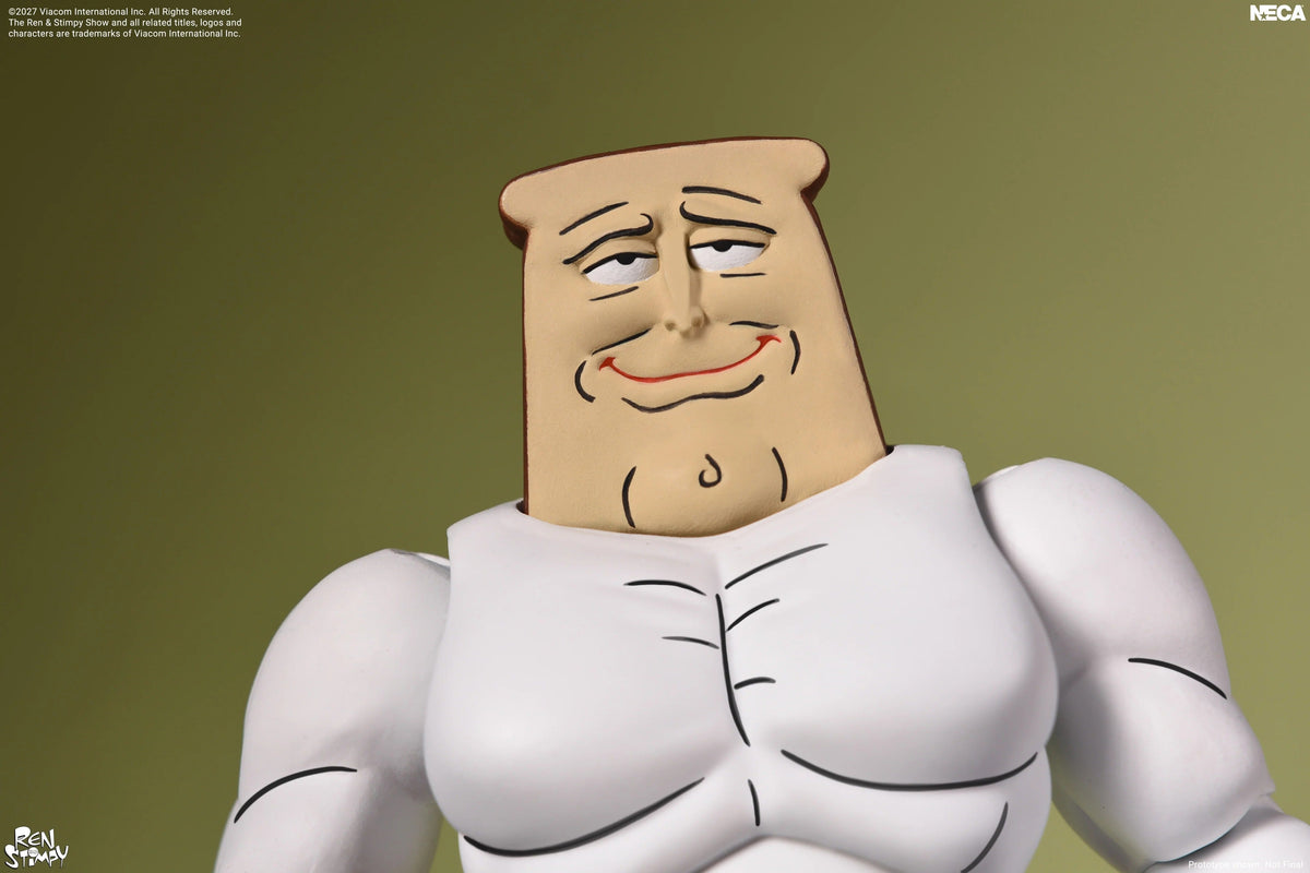 NECA The Ren & Stimpy Show Ultimate Powdered Toast Man