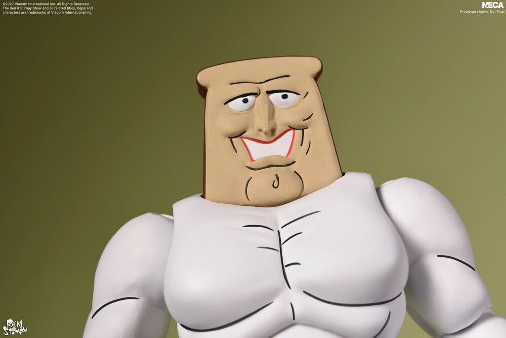 NECA The Ren & Stimpy Show Ultimate Powdered Toast Man