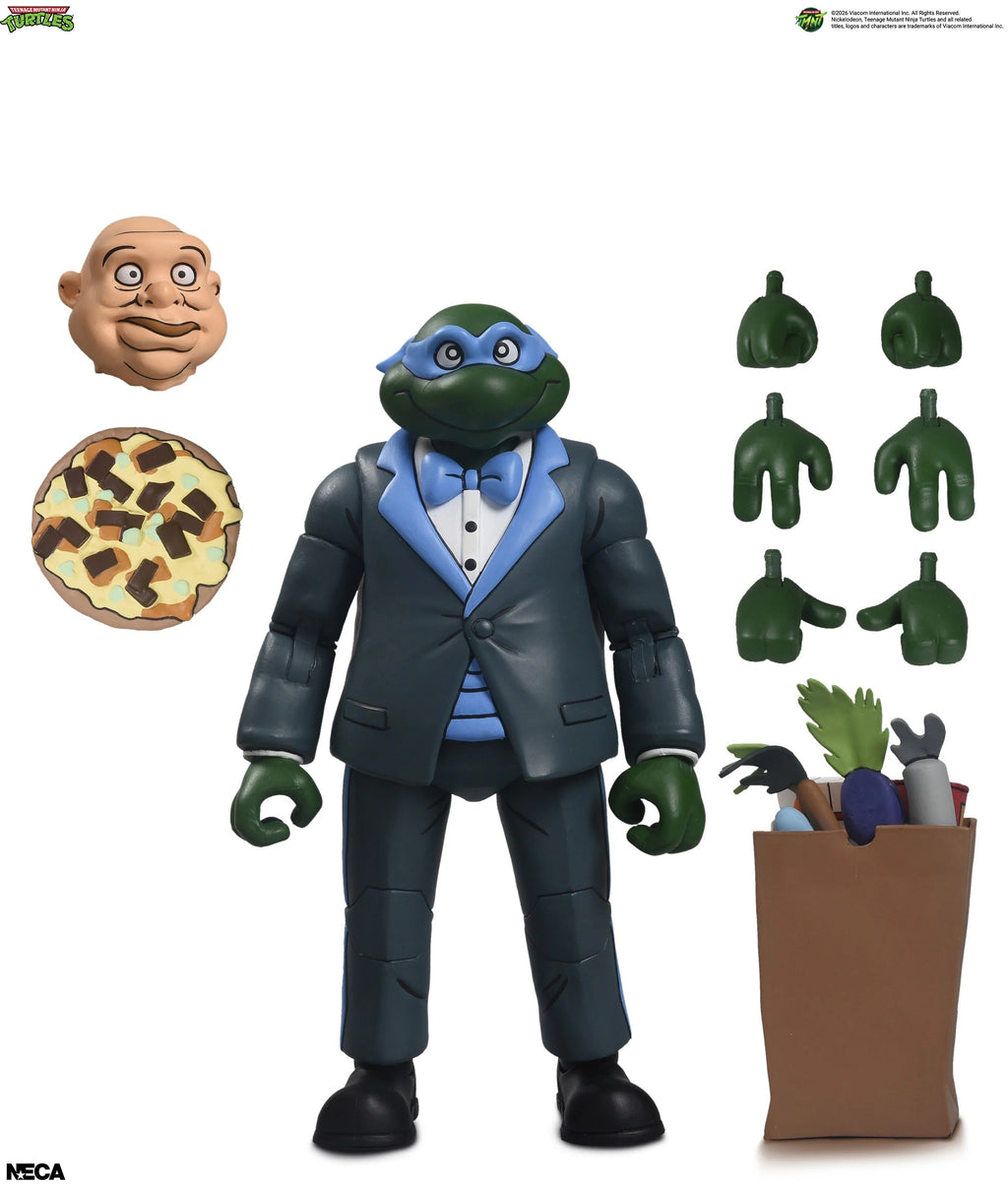 NECA Teenage Mutant Ninja Turtles Ultimate Tuxedo Leonardo (1987 Cartoon)