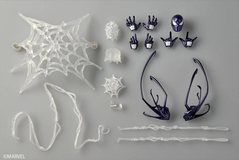 Marvel Comics Amazing Yamaguchi Revoltech NR106 Symbiote Suit Spider-Man (Purple Version)