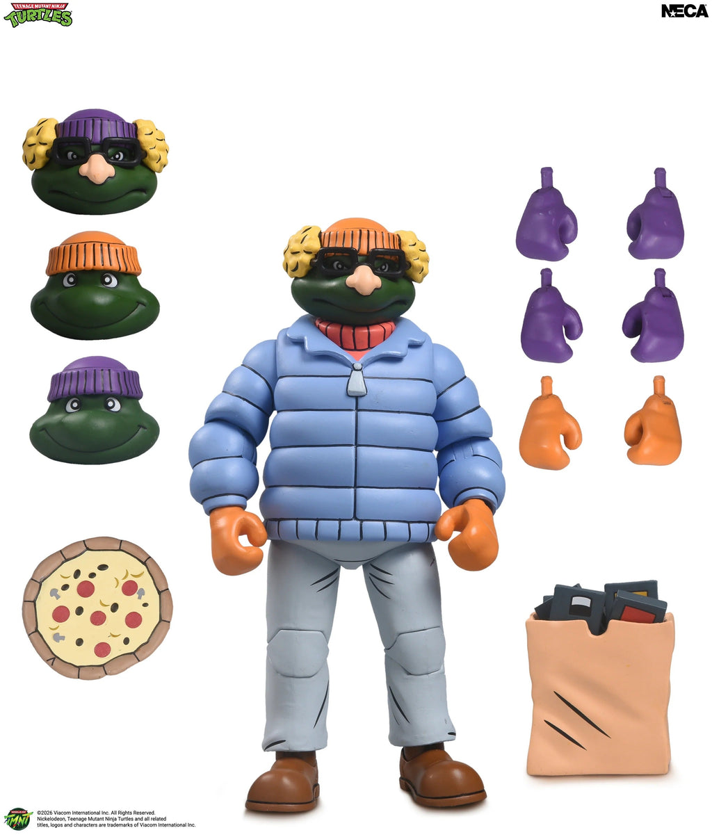 NECA Teenage Mutant Ninja Turtles Ultimate Incognito Michelangelo (1987 Cartoon)