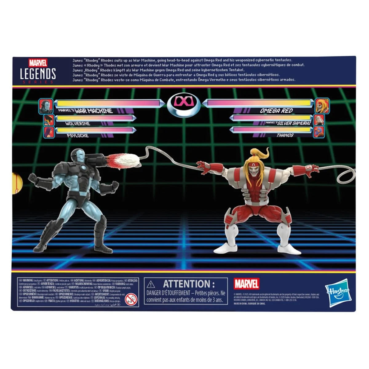 Marvel Legends Series Gamerverse Exclusive War Machine vs Omega Red