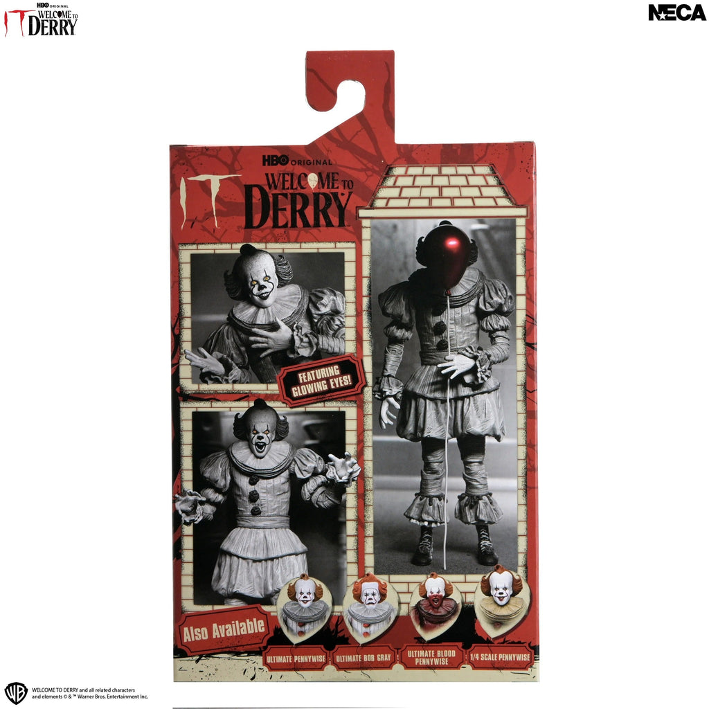 NECA Welcome to Derry Ultimate Black and White Pennywise
