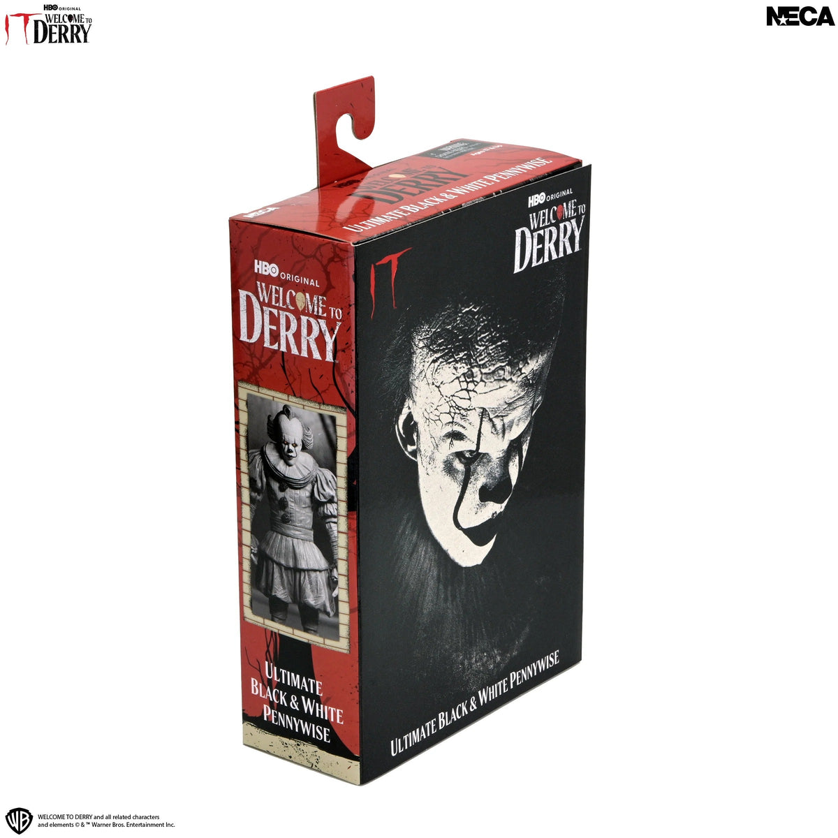 NECA Welcome to Derry Ultimate Black and White Pennywise