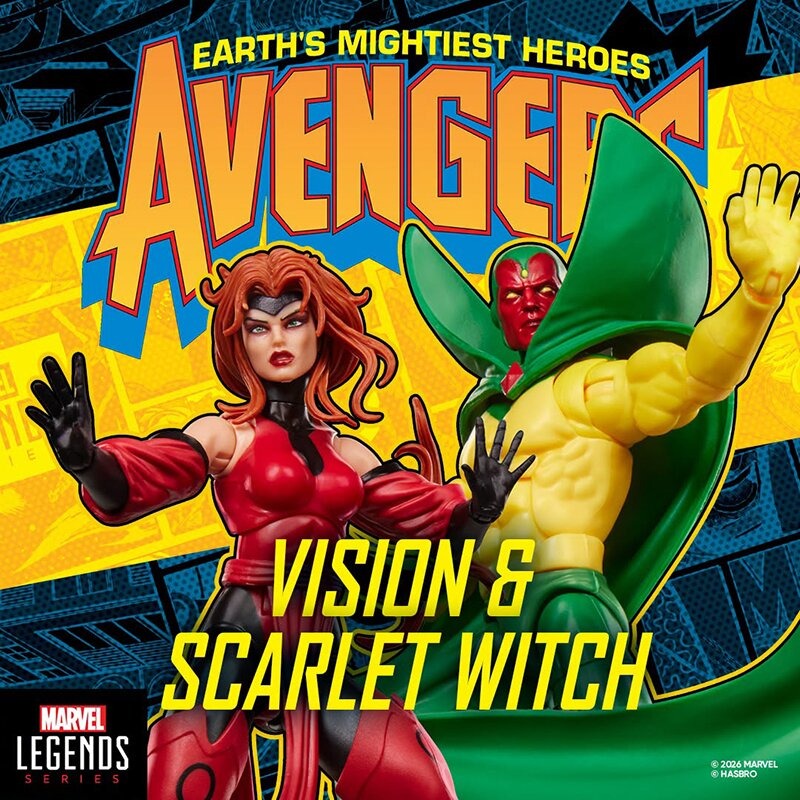 Marvel Legends Series Vision & Scarlet Witch (Avengers Crossing)