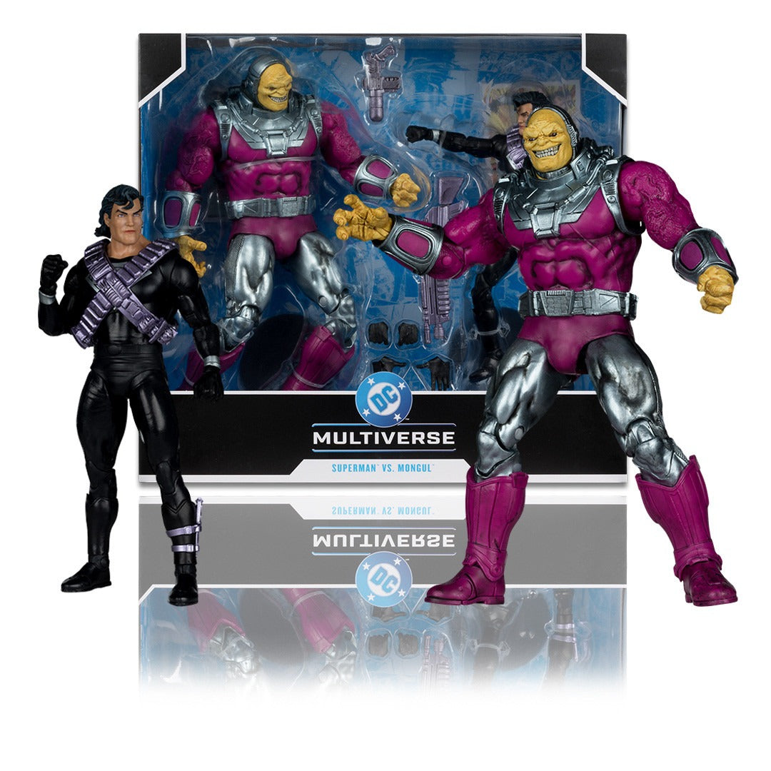 DC Multiverse Krytonian Suit Superman Vs Megafig Mongul