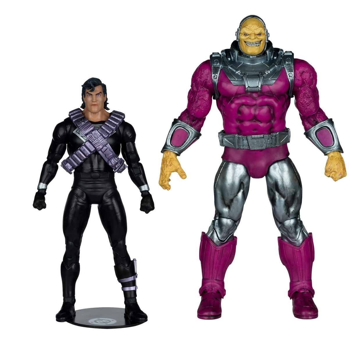 DC Multiverse Krytonian Suit Superman Vs Megafig Mongul