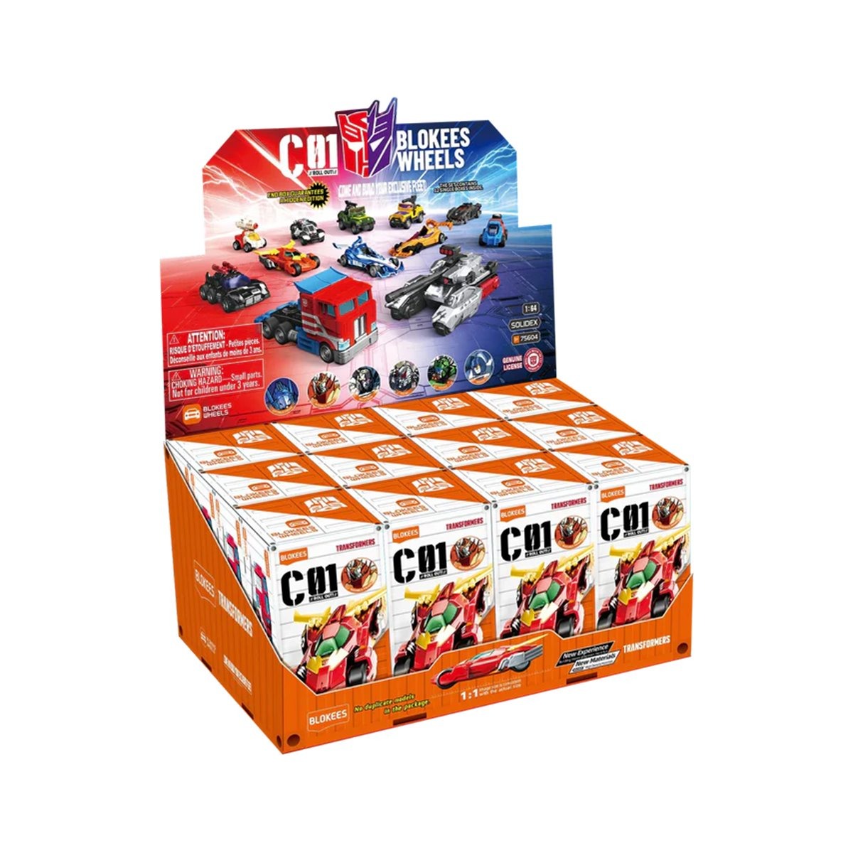Blokees Wheels C1: Roll Out  (Box of 12 Individually Boxed)