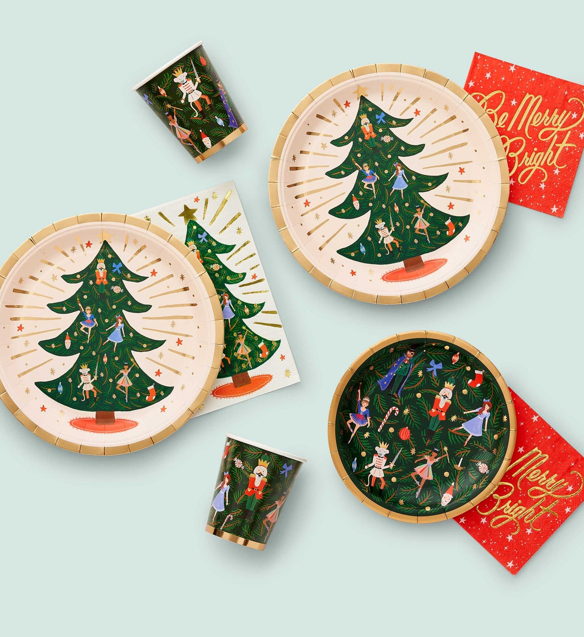 Holiday Paper Guest Napkins - Nutcracker