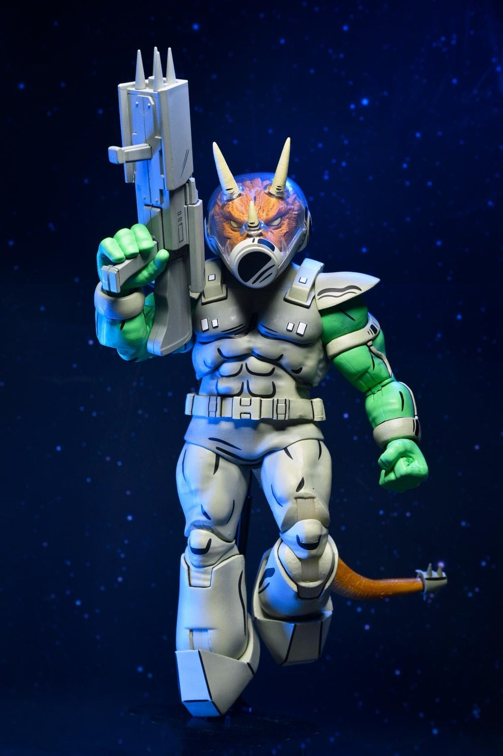 NECA Teenage Mutant Ninja Turtles Mirage Shock Commando Triceraton
