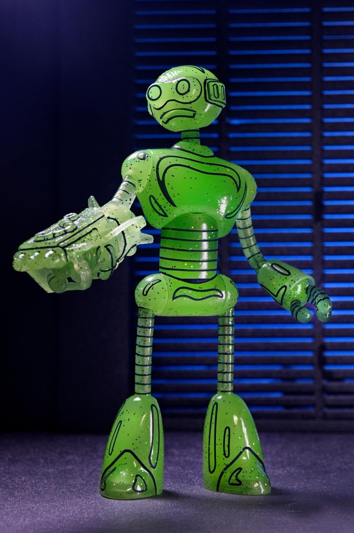 NECA Teenage Mutant Ninja Turtles Mirage Glow-In-The-Dark Transmat Fugitoid