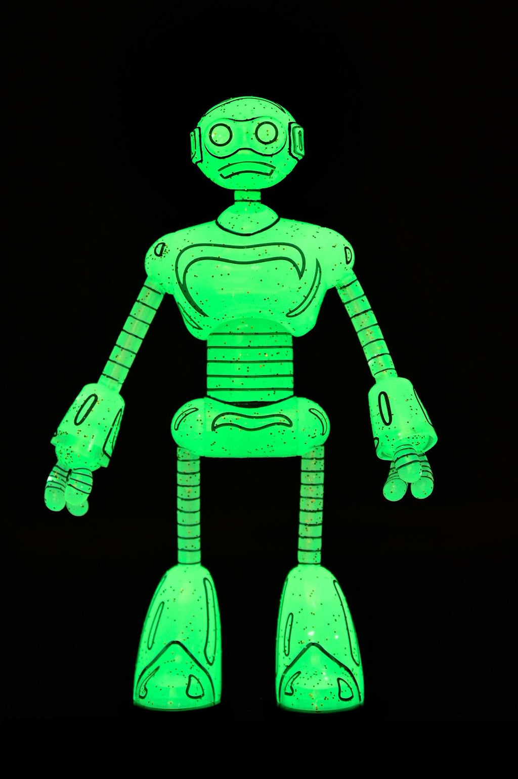 NECA Teenage Mutant Ninja Turtles Mirage Glow-In-The-Dark Transmat Fugitoid