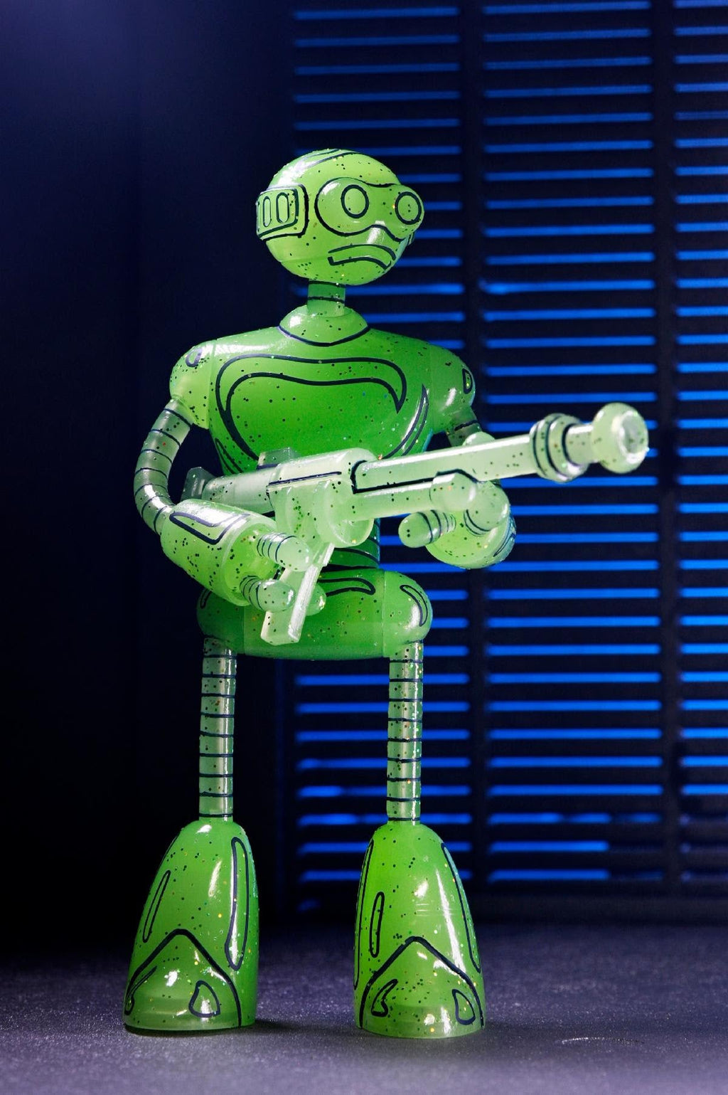 NECA Teenage Mutant Ninja Turtles Mirage Glow-In-The-Dark Transmat Fugitoid