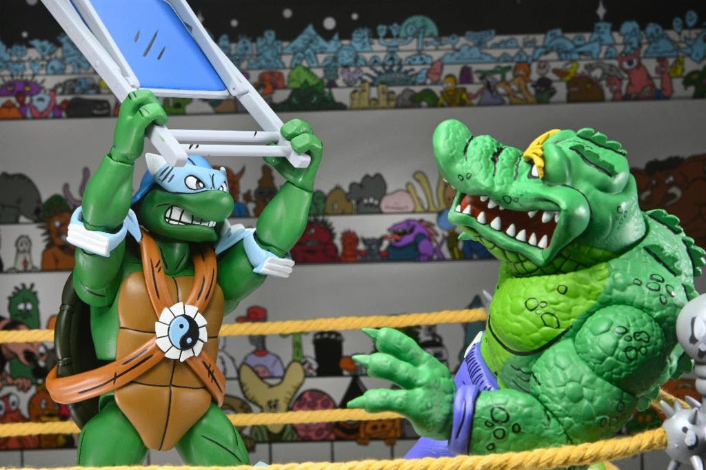 NECA Teenage Mutant Ninja Turtles Stump Wrestling Turtle 4-Pack (Archie Comics)