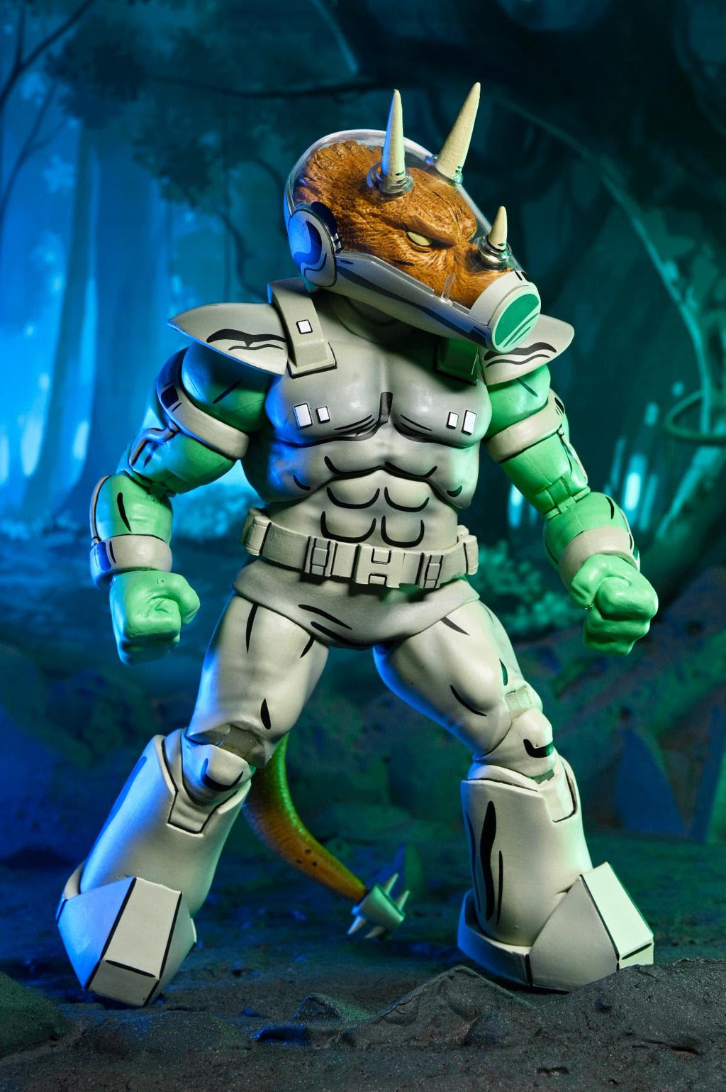NECA Teenage Mutant Ninja Turtles Mirage Shock Commando Triceraton