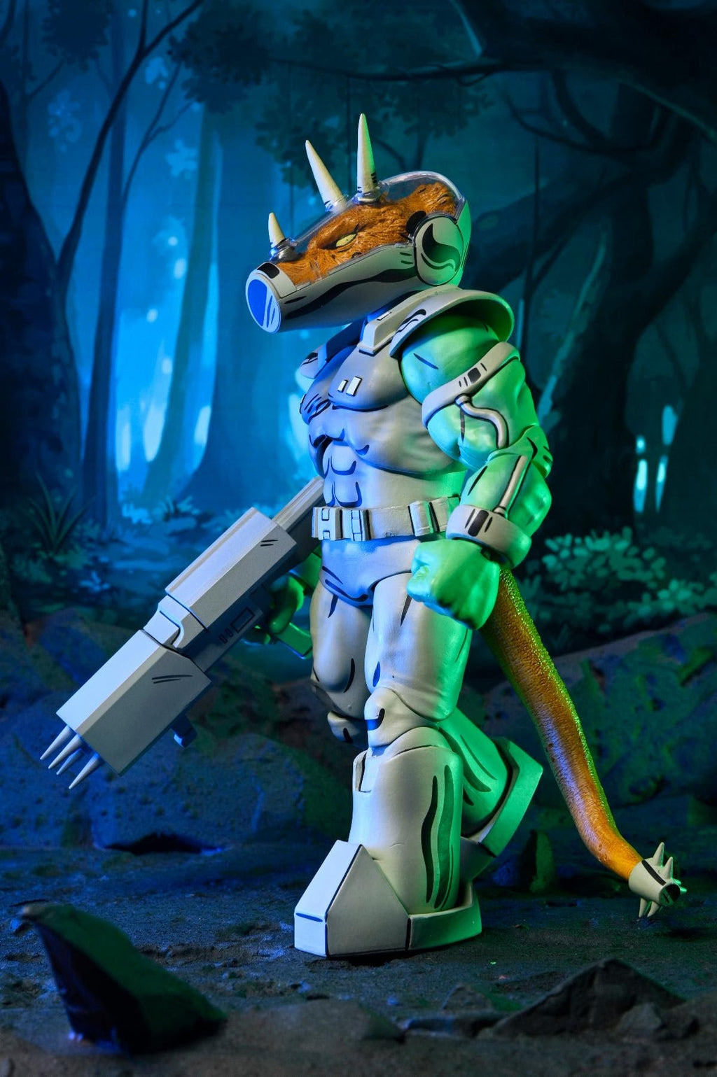 NECA Teenage Mutant Ninja Turtles Mirage Shock Commando Triceraton