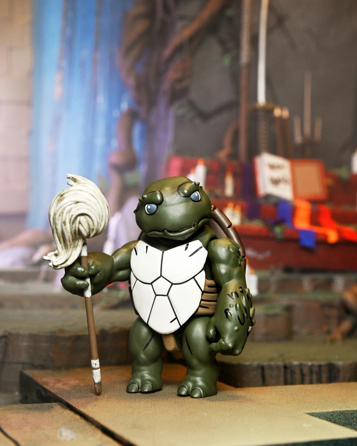 NECA Teenage Mutant Ninja Turtles Casey Marie with Baby Odyn & Uno (The Last Ronin- The Lost Years)