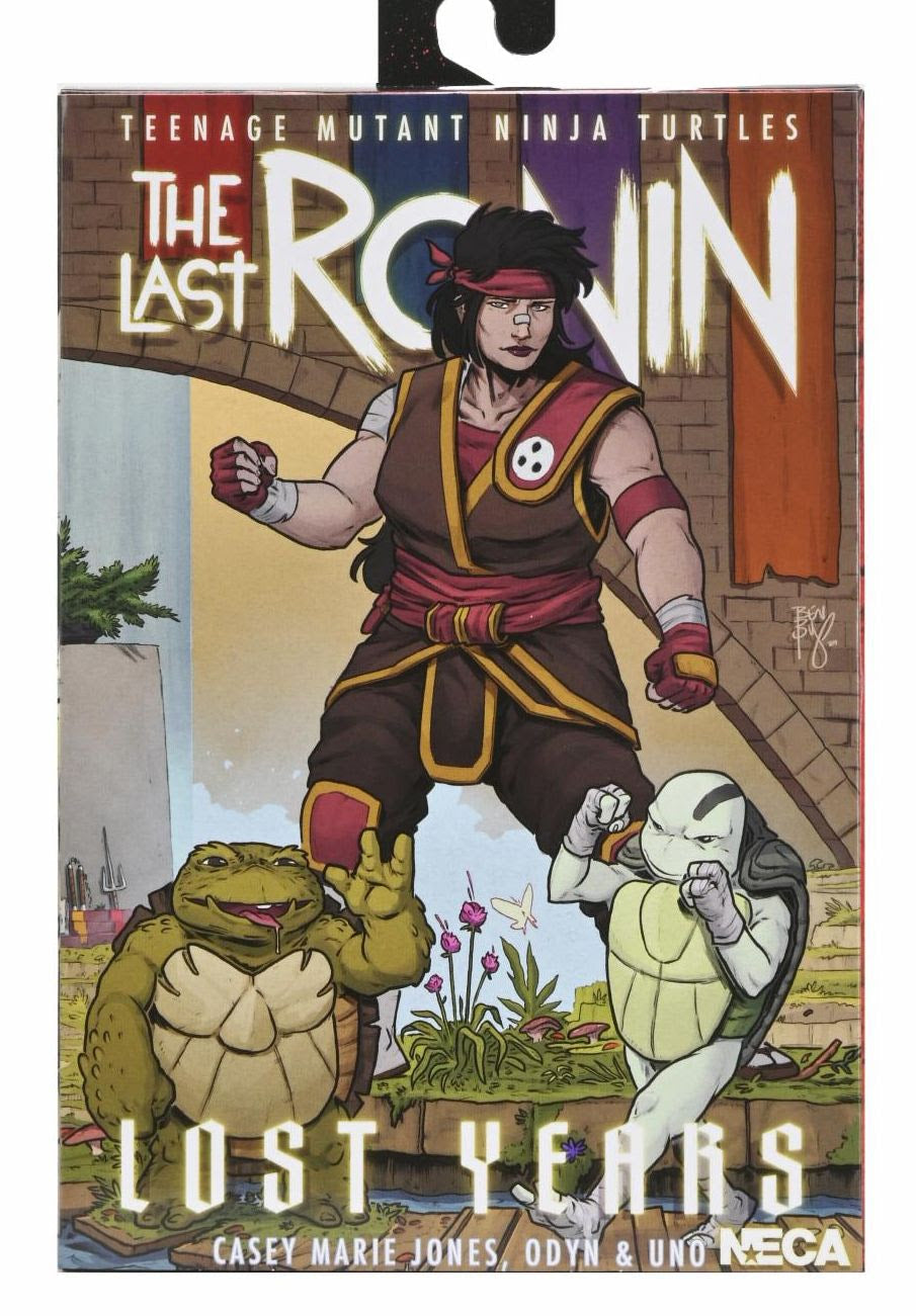 NECA Teenage Mutant Ninja Turtles Casey Marie with Baby Odyn & Uno (The Last Ronin- The Lost Years)