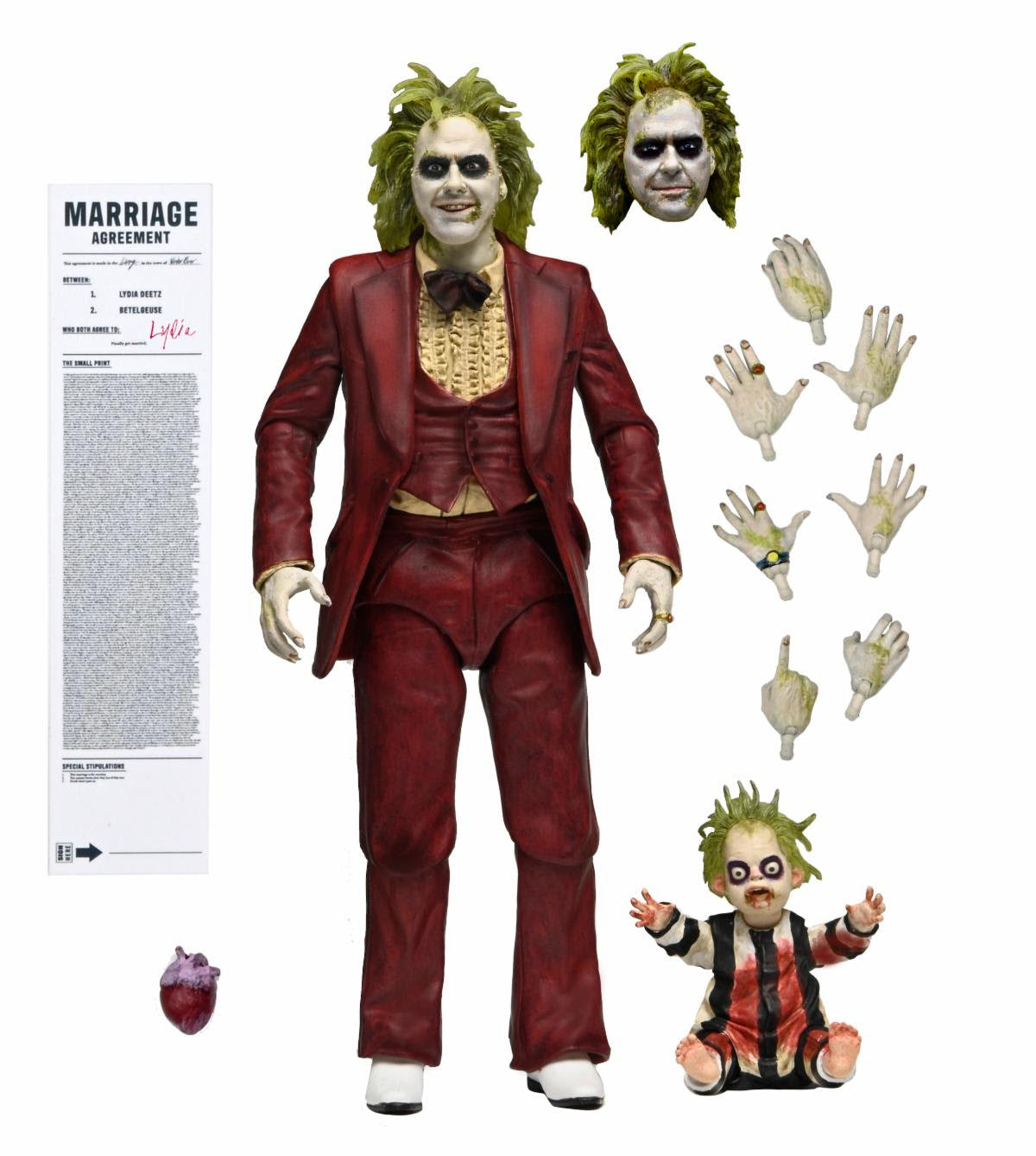NECA Beetlejuice Ultimate "Red Tuxedo" Beetlejuice