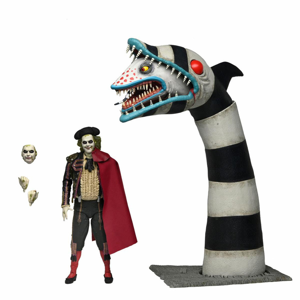 NECA Beetlejuice Beetlejuice Ultimate "Matador" Beetlejuice & Sandworm 2-Pack