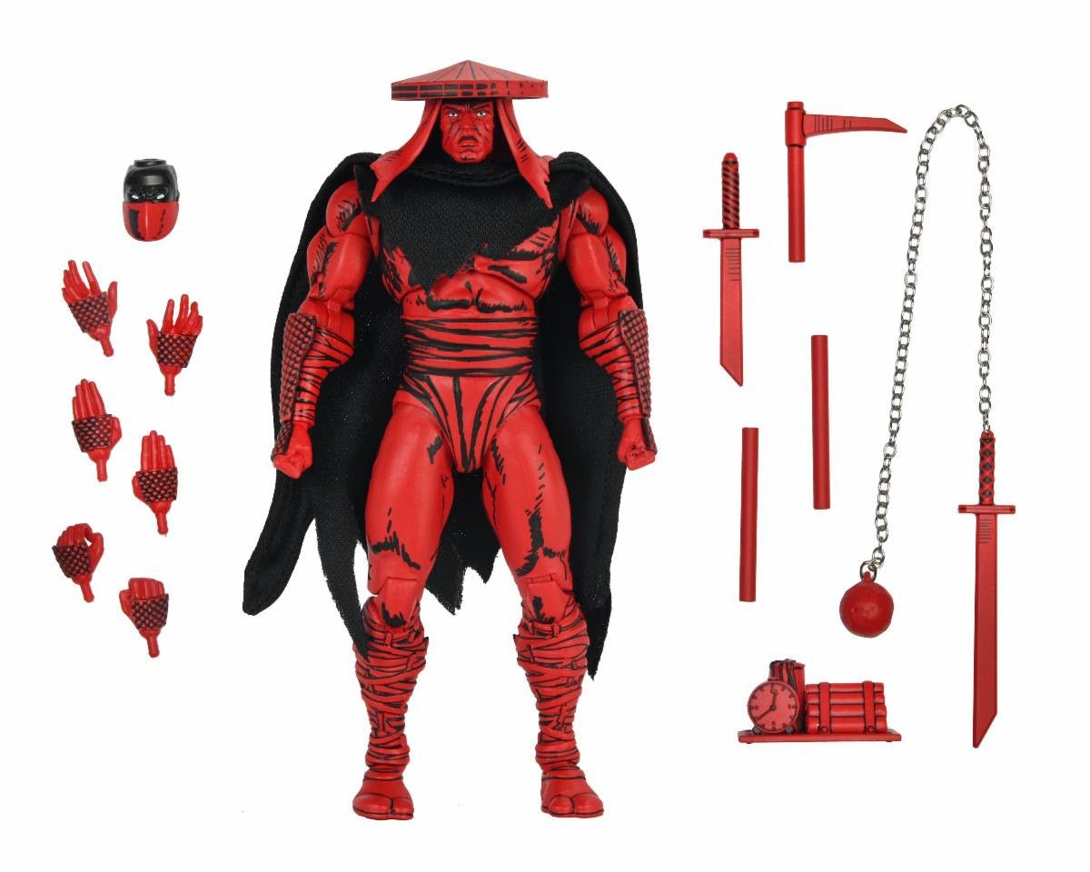 NECA Teenage Mutant Ninja Turtles Mirage Red and Black Foot Assassin