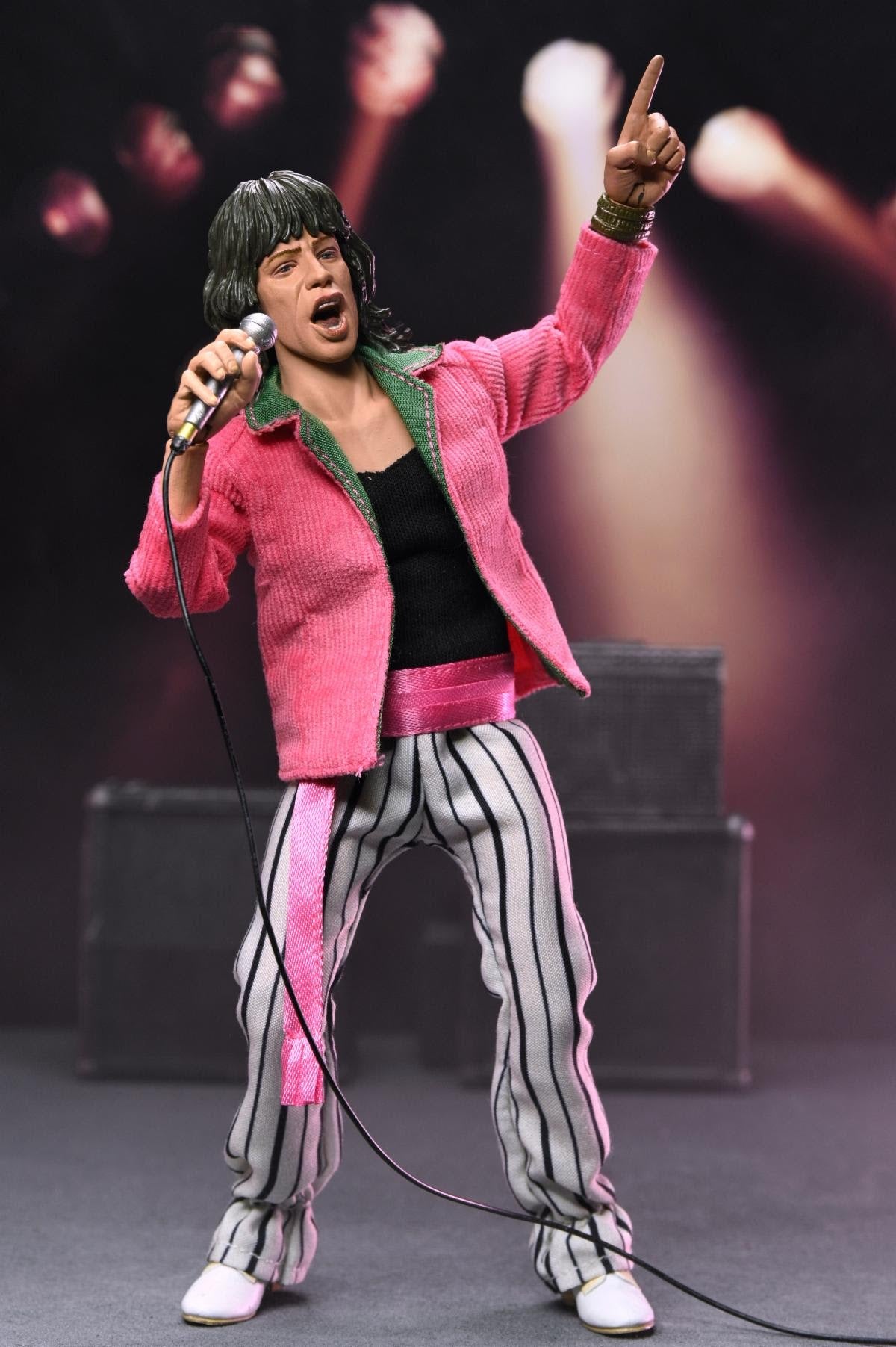 NECA The Rolling Stones 1975 Mick Jagger (8” Clothed Scale)