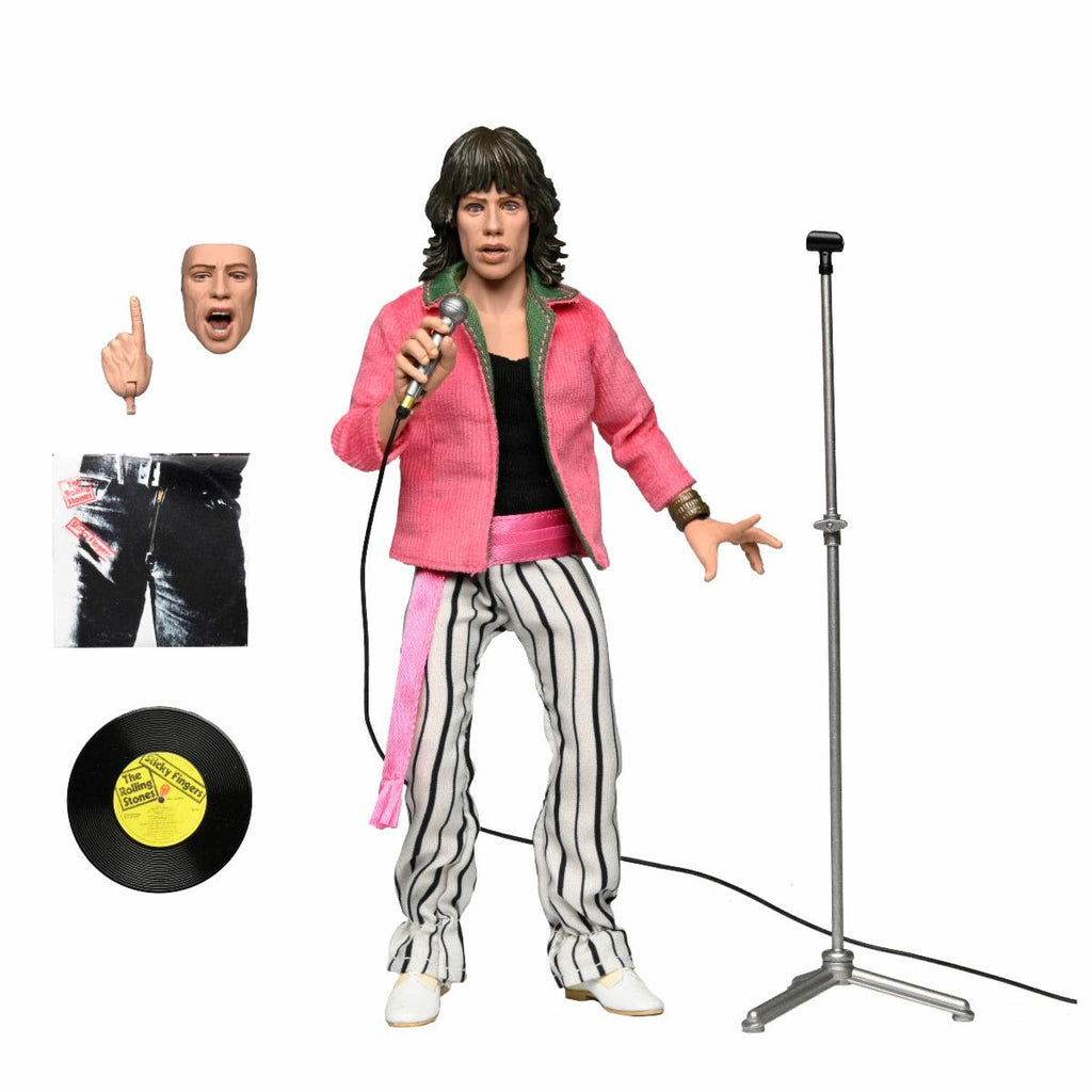 NECA The Rolling Stones 1975 Mick Jagger (8” Clothed Scale)