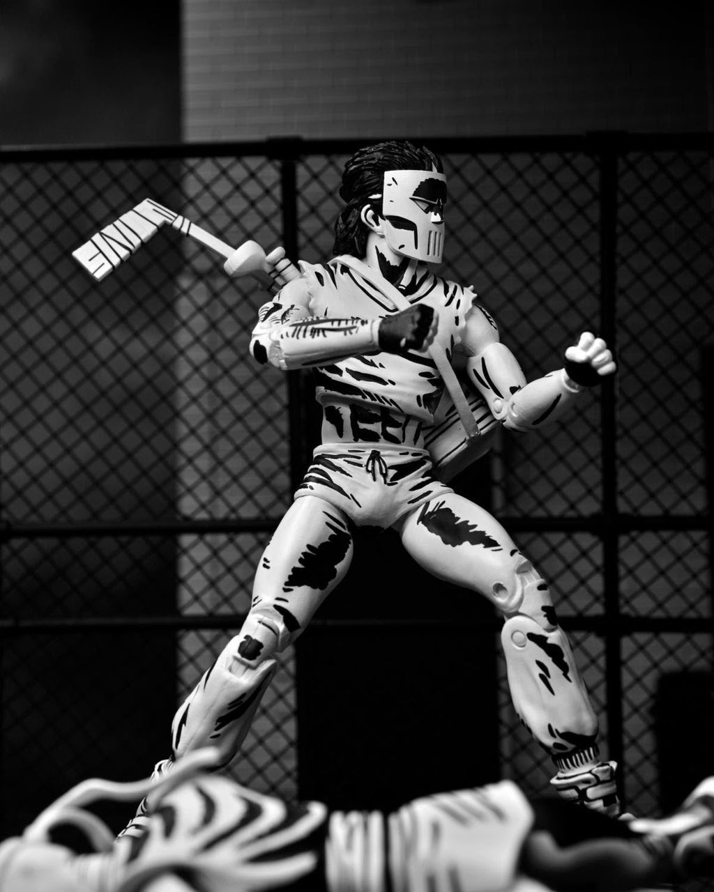 NECA Teenage Mutant Ninja Turtles Mirage Ultimate Black & White Casey Jones