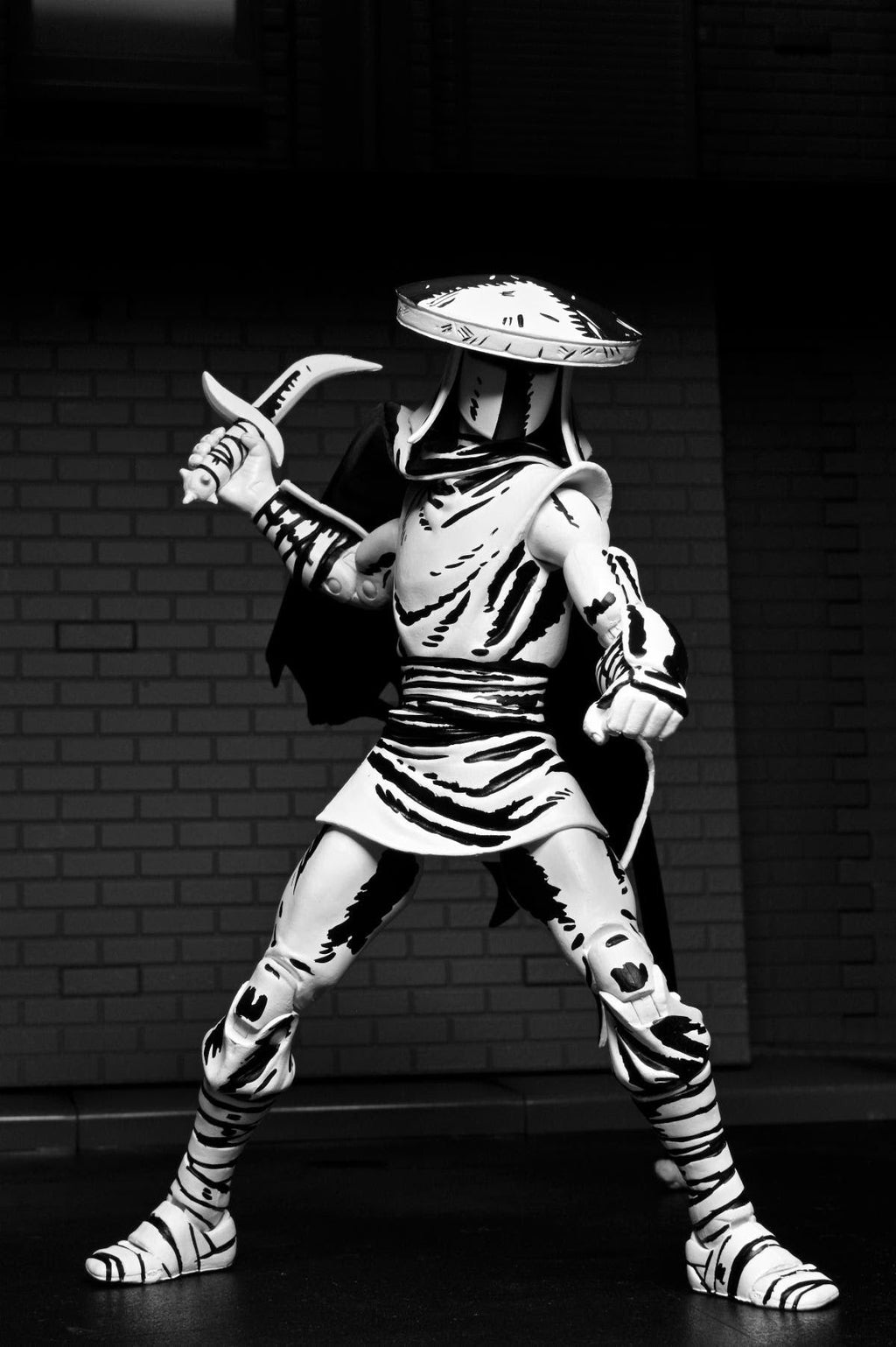 NECA Teenage Mutant Ninja Turtles Mirage Ultimate Black & White Elite Foot Ninja Guard