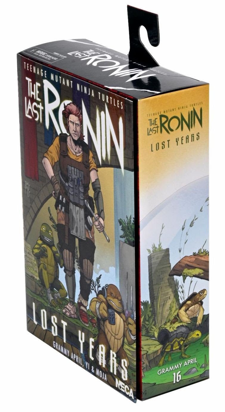 NECA Teenage Mutant Ninja Turtles Grammy April with Baby Yi & Moja (The Last Ronin- The Lost Years)