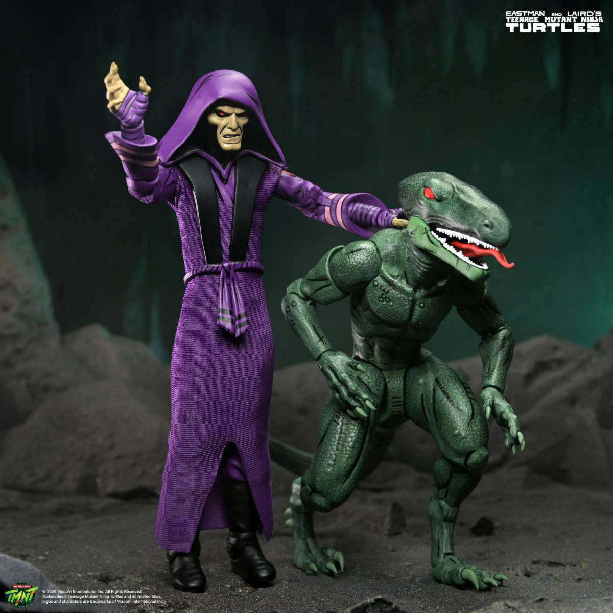 NECA Teenage Mutant Ninja Turtles Daimyo Orkai & Raptor 2-Pack (Mirage Comics)