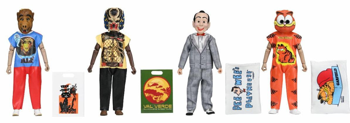 NECA Ben Cooper Costumes Series 8: 80's at 8 Set of 4 (6" Clothed Figures)
