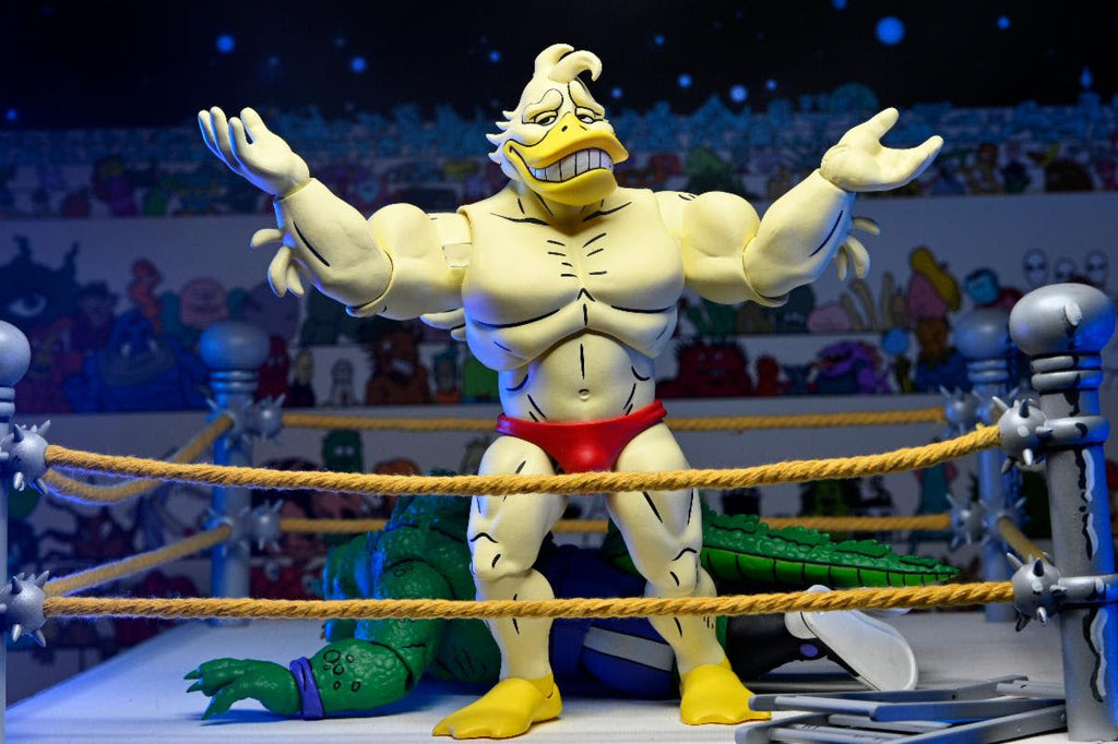 NECA Teenage Mutant Ninja Turtles Stump Wrestling Deluxe Ace Duck (Archie Comics)