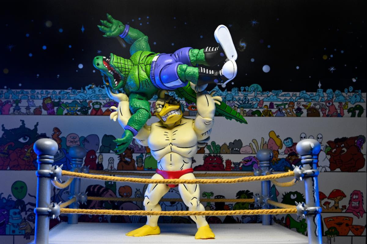 NECA Teenage Mutant Ninja Turtles Stump Wrestling Deluxe Ace Duck (Archie Comics)