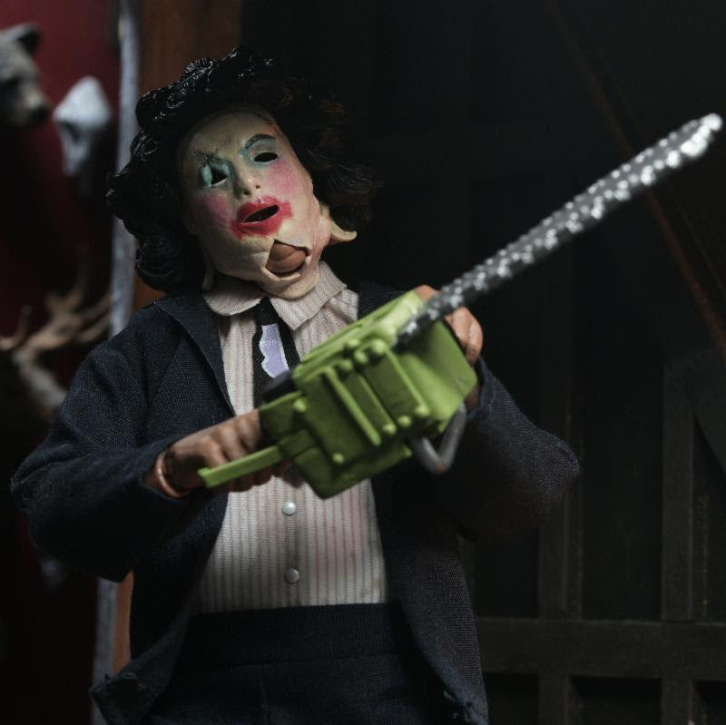 NECA Texas Chainsaw Massacre Leatherface with Pretty Woman Mask (8" Clothed Scale)