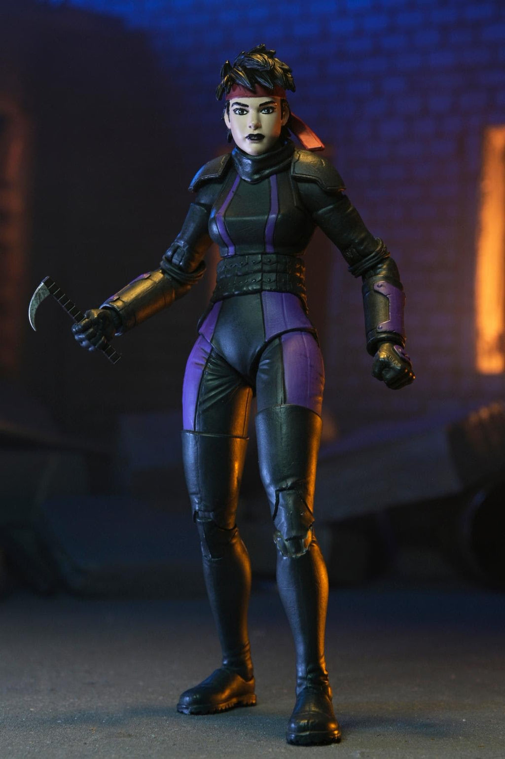 NECA Teenage Mutant Ninja Turtles Casey Marie with Motorcycle (The Last Ronin)
