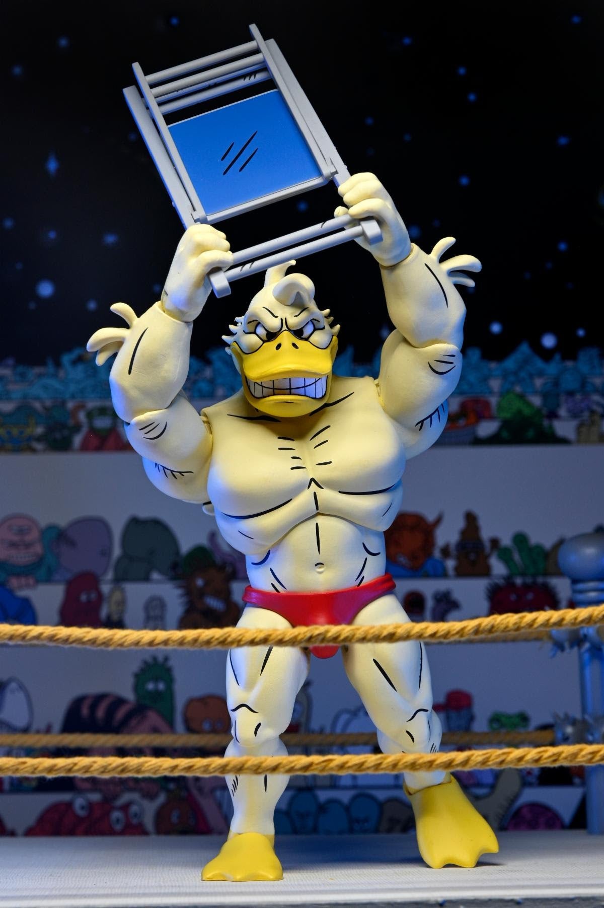 NECA Teenage Mutant Ninja Turtles Stump Wrestling Deluxe Ace Duck (Archie Comics)