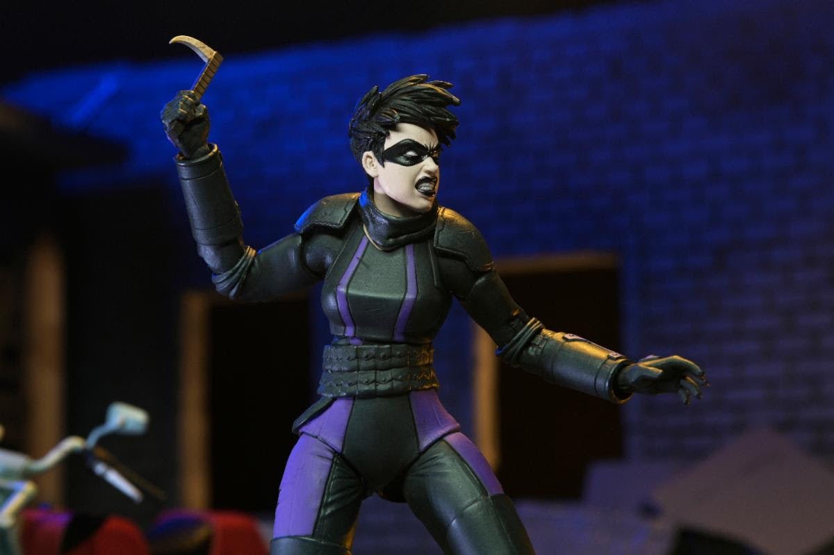NECA Teenage Mutant Ninja Turtles Casey Marie with Motorcycle (The Last Ronin)