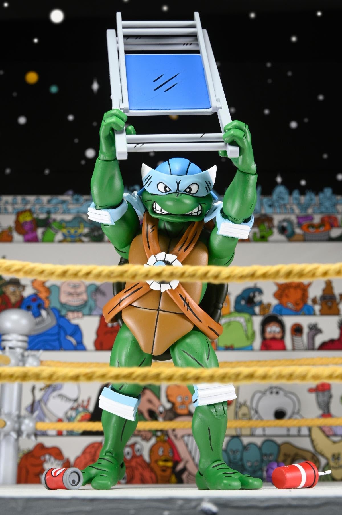 NECA Teenage Mutant Ninja Turtles Stump Wrestling Turtle 4-Pack (Archie Comics)