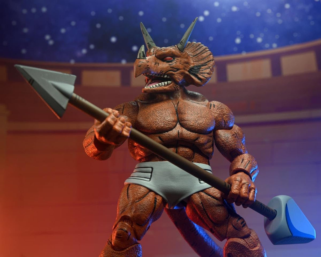 NECA Teenage Mutant Ninja Turtles Mirage Triceraton Gladiator