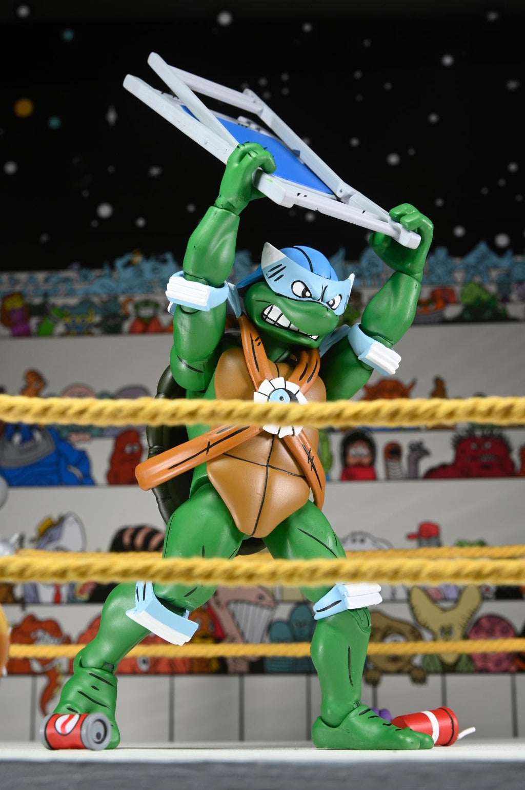 NECA Teenage Mutant Ninja Turtles Stump Wrestling Turtle 4-Pack (Archie Comics)